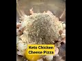 Keto Chicken Cheese Pizza | Low Carb Pizza Recipe #viral #youtubeshorts