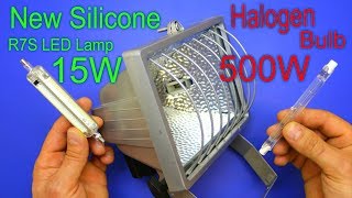 Saves Energy by replacing the old Halogen Bulb with the New Silicone r7s LED Lamp