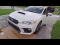 2018 subaru wrx front lip install diy