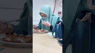 Cara ukhti bercadar cantik makan pakai cadar