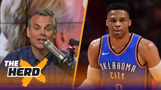 Colin on OKC's 115-93 win over Miami, Pat Riley's comments about LeBron leaving the Heat | THE HERD