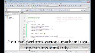 C programming 4 - Basic Mathematical Operations