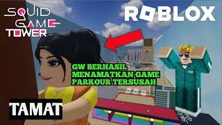 Gw berhasil Menamatkan Parkour tersusah! No Give up ||ROBLOX Squid Game Tower Indonesia VIRAL