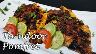 Pomfret Fry Recipe | तंदूरी पाप्लेट रेसिपी । Tandoori Paplet Recipe | Mejwani Assal Swad