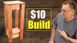 Small Woodworking Project to Build and Sell ~ Accent Table #woodworking