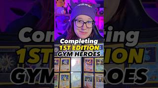 Complete 1st Edition Pokémon Gym Heroes set! #pokemonvintagecards #pokemoncards #pokemoncollector