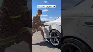 شنو تسوي لو عمل بسيارتك كذا 🤣   #سيارات #automobile #car #محركات #تويوتا