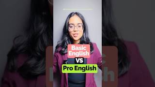 Bassic vs pro English #learnenglish