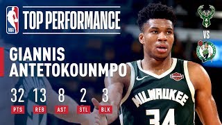 Giannis Antetokounmpo Stuffs The Stat Sheet In EFFICIENT Game 3 | May 3, 2019