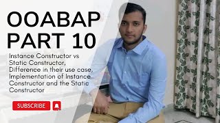 2.10 Instance Constructor vs Static Constructor, Difference in their use case