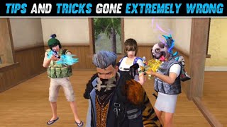 FREE FIRE TIPS AND TRICKS GONE EXTREMELY WRONG 😂 FREE FIRE FUNNY SHORT VIDEO #shorts