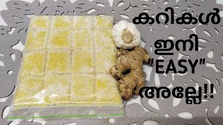 Ginger Garlic Paste\\ഇഞ്ചി വെളത്തുള്ളി പേസ്റ്റ്\\Last For 6 Months\\No Colour Change Or Smell\\\\Vlog:19