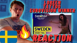 Loreen - Tattoo (LIVE) | EUROVISION WINNER | IRISH REACTION | Sweden 🇸🇪 | Grand Final