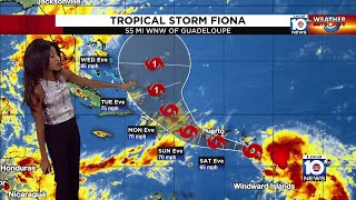 Fiona threatens US Virgin Islands, Puerto Rico