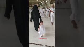 Maa Shaa Allah #cute Kid at #mecca #shorts