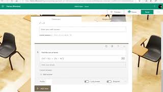 Create a Math Quiz Using Microsoft Forms