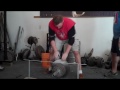 attempting new world record in two hands pinch 265 lbs even