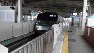 横浜市営地下鉄3000R形3401F 普通あざみ野行き 新羽駅到着