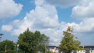 Gewitterwolken über Neuhaus am Rennweg (Thüringen) 30.08.2019 Video 1