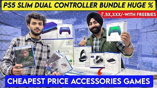 PS5 Slim Dual Controller Bundle HUGE Discount!🔥Freebies \u0026 Cheapest Price Accessories Games|Vlog185