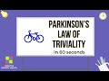 Parkinson's Law of Triviality: Psychology Concepts in 60 seconds | Tanvee Maheshwari - FTEM