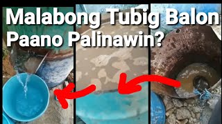 Simpleng  Paraan para luminaw ang malabo at maruming tubig | Buhangin, batute, uling sa drum