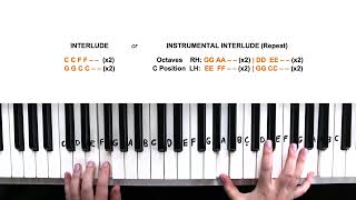 Do It Again - Elevation Worship (3 Chords Play-Along) - Easy Piano Tutorial in C | Part 2