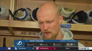 Anton Stralman -- Tampa Bay Lightning vs. Washington Capitals Game 5 05/19/2018