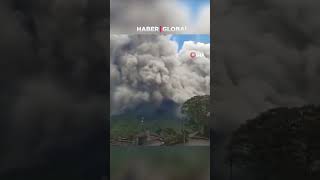 Endonezya’da Merapi Yanardağı Patladı #haber #gündem