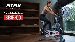 FITFIU Fitness BESP-50 - La bicicleta indoor perfecta para hacer deporte sin salir de tu salón