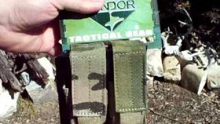 Condor Double Pistol Magazine Pouch Multicam