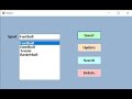 c# tutorial for beginners -  How to insert, update and delete items to access database in a listbox