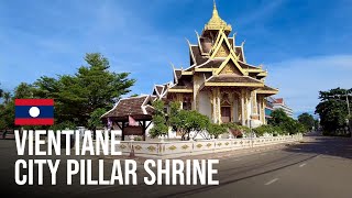 Vientiane Downtown Walking Tour | Wandering around Samsenthai Road | Laos Walking Tour