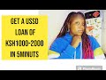 GET KSH3000/_KSH5000 USSD LOANS IN 5MUNITES#loans #makemoneyonline #mpesa #dorpevlogs