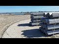 smallboss pvc sheet piles shippment and application