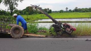 มาดู วิธีการเปลี่ยนล้อเหล็กเป็นล้อยาง รถไถเดินตาม TRACTOR KUBOTA THAILAND