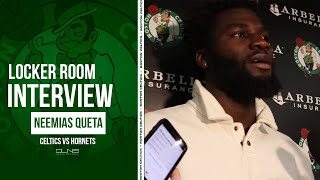 Neemias Queta 'GRATEFUL' For New Contract with Celtics | Postgame Interview