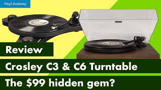 Review: Crosley C3 \u0026 C6 turntable!  Is Crosley C-line the hidden gem for vinyl community?