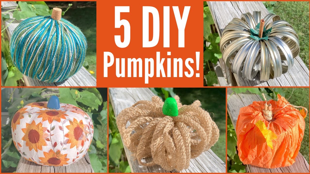 5 Diy Pumpkins That Are Cheap Simple To Make Easy To Customize