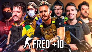 Counter-Strike da vida real com Gaules, Super Xandão e Patife