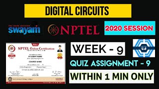 Digital Circuits - NPTEL || WEEK 9 ASSIGNMENT SOLUTION ||