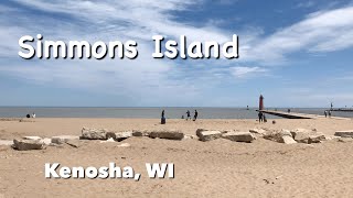 힐링 여행 [시카고 근교]  보기 드문 아주 작고 이쁜 섬, Kenosha Simmons Island beach