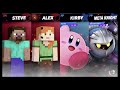 Super Smash Bros Ultimate Amiibo Fights – Steve & Co #259 Steve & Alex vs Kirby & Meta Knight