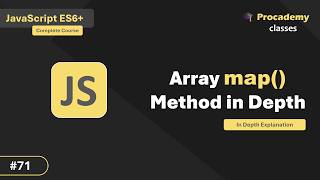 Master the JavaScript map() Method: Transform Arrays Like a Pro (Complete Guide) (#71)