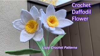 🥰How to Crochet Narcissus - Easy Crochet Daffodil Flower Step by Step🥰🌻