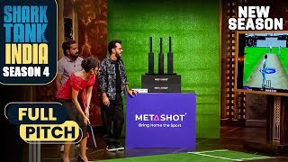 'Meta Shot' का bat इस्तेमाल करके Aman \u0026 Vineeta ने खेला cricket | Shark Tank India S4 | Full Pitch