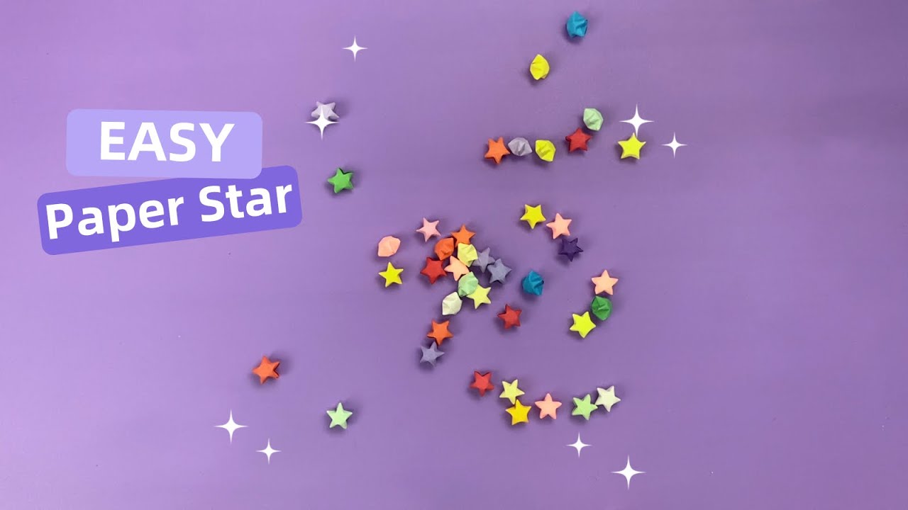Easy Paper Star Tutorial Youtube