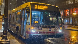 CTA 2023 Nova LFS Bus 8566 On Rt 3 King Drive