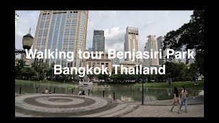 (4K)walking tour Benjasiri Park Bangkok,Thailand. | I Oat walking.