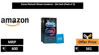 Durex Mutual Climax Condoms   10s Each Pack of 2